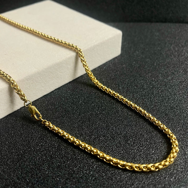 Venetian Round Box Chain - Gold - Image 1