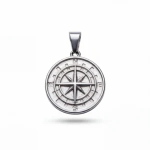 Compass Pendant (Silver)