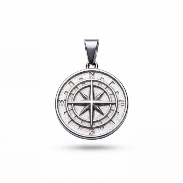 Compass Pendant (Silver)