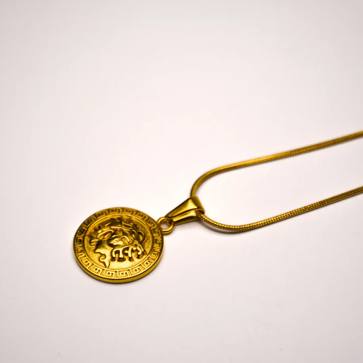 Medusa Pendant - Gold - Image 1
