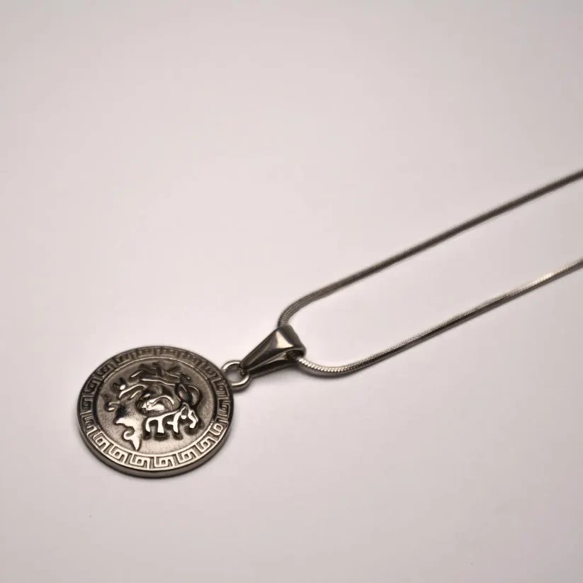 Medusa Pendant - Silver - Image 1