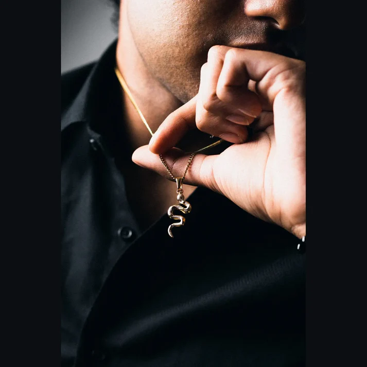 Serpent Pendant - Gold - Image 2