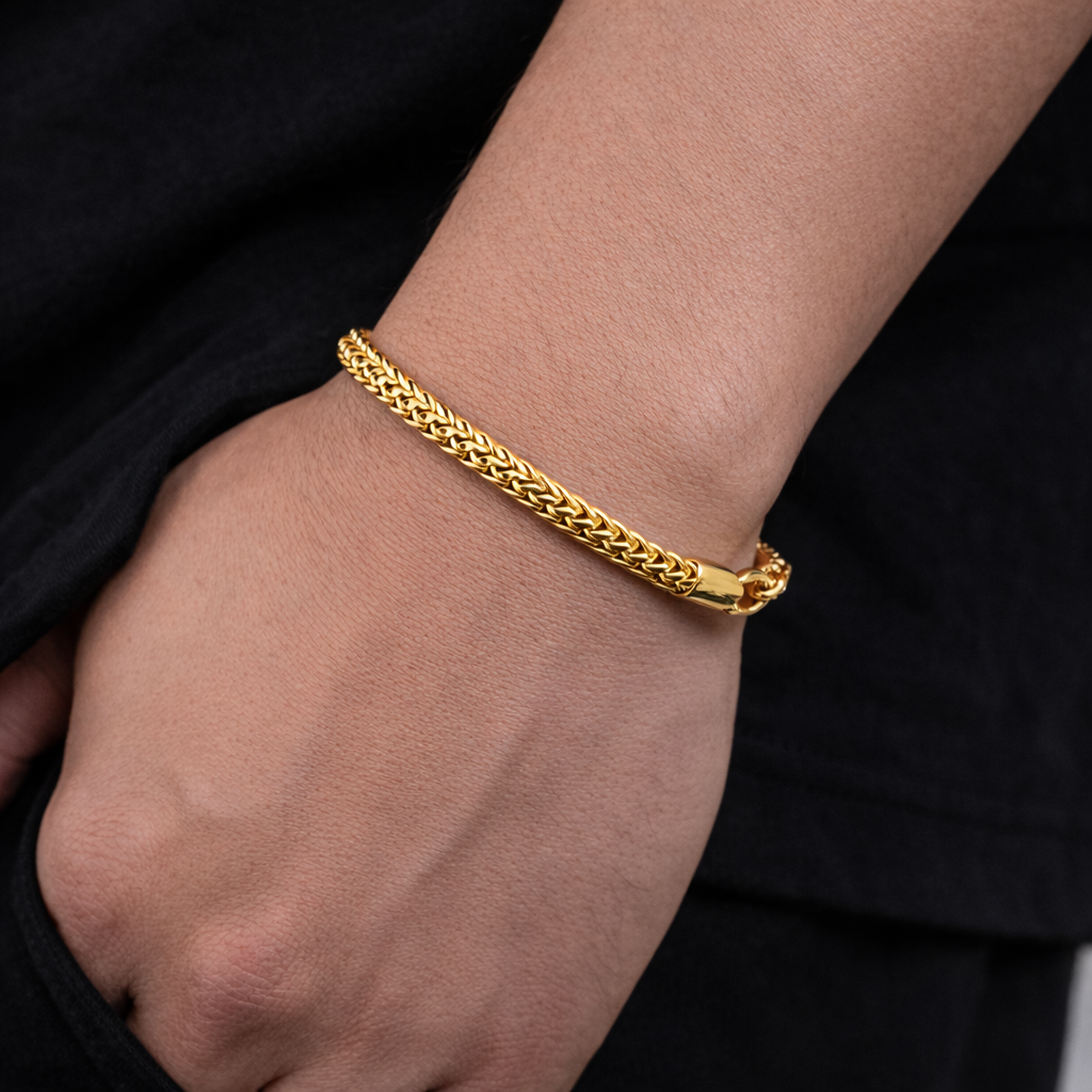 Franco Gold Bracelet - Image 2