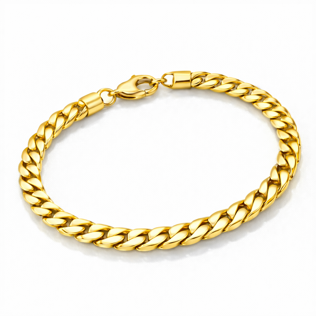 Curb Bracelet - Gold - Image 1