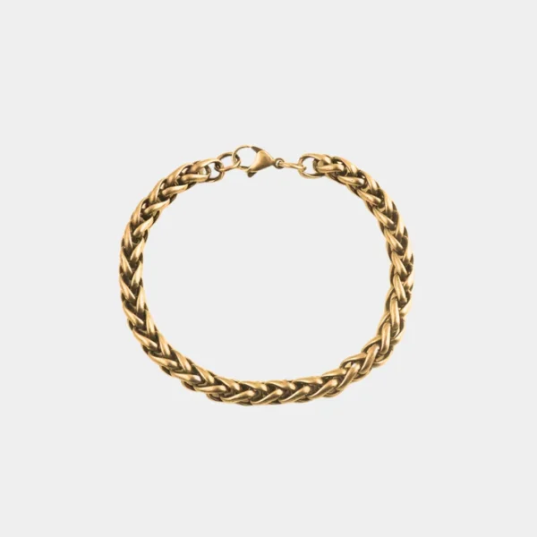 Wheat Link Bracelet - Gold